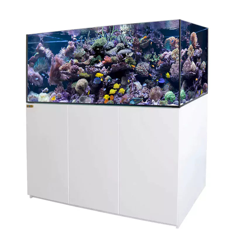 Aqua Dream 185 Gallon Coral Reef Aquarium Ultra Clear Glass Tank & Built in Sump