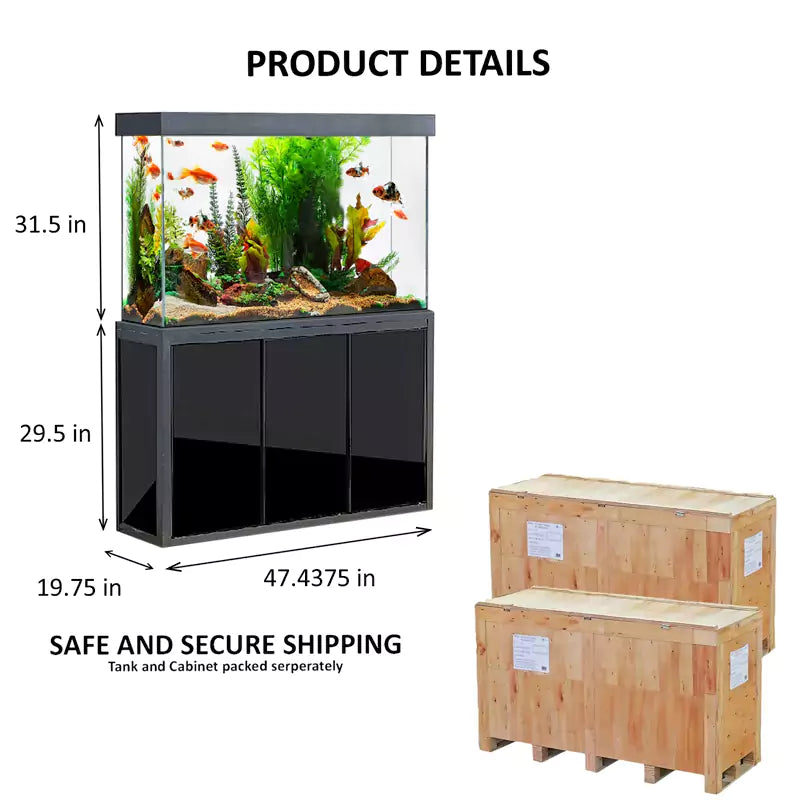 Aqua Dream 135 Gallon Tempered Glass Aquarium