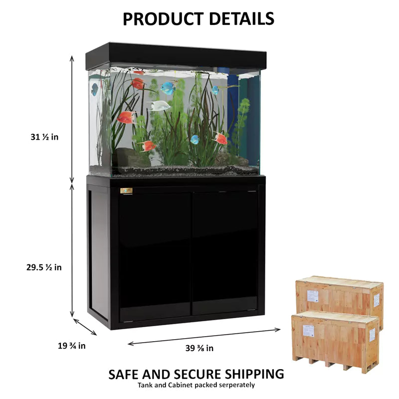Aqua Dream 100 Gallon Tempered Glass Aquarium