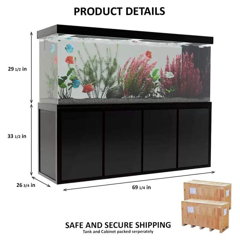 Aqua Dream 230 Gallon Tempered Glass Aquarium