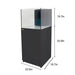 Aqua Dream 63 Gallon Coral Reef Aquarium Ultra Clear Glass Tank & Built in Sump