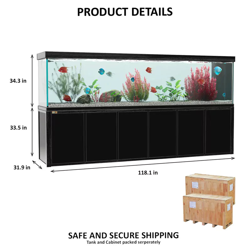 Aqua Dream 500 Gallon Tempered Glass Aquarium
