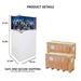 Aqua Dream 90 Gallon Coral Reef Aquarium Ultra Clear Glass Tank & Built in Sump