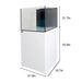 Aqua Dream 90 Gallon Coral Reef Aquarium Ultra Clear Glass Tank & Built in Sump