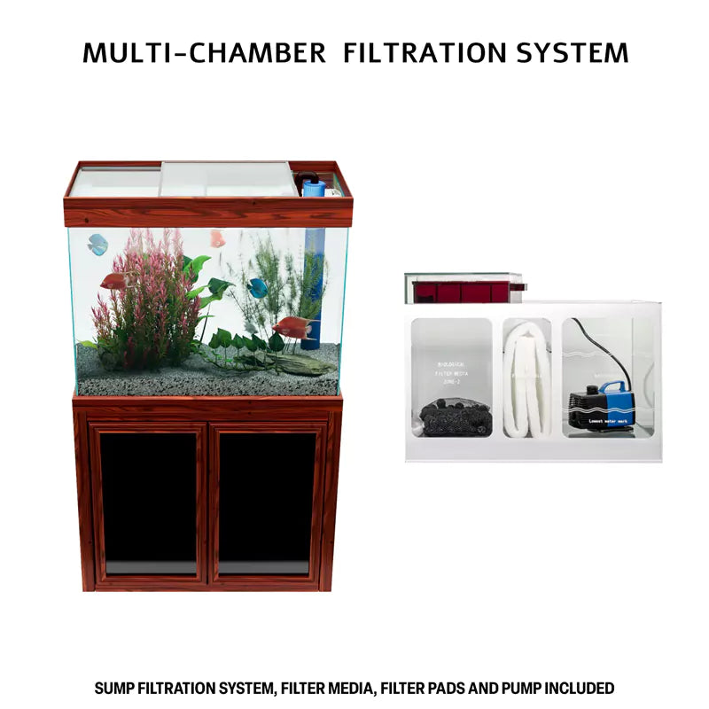 Aqua Dream 50 Gallon Tempered Glass Aquarium