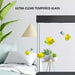 Aqua Dream 145 Gallon Tempered Glass Aquarium White and Silver