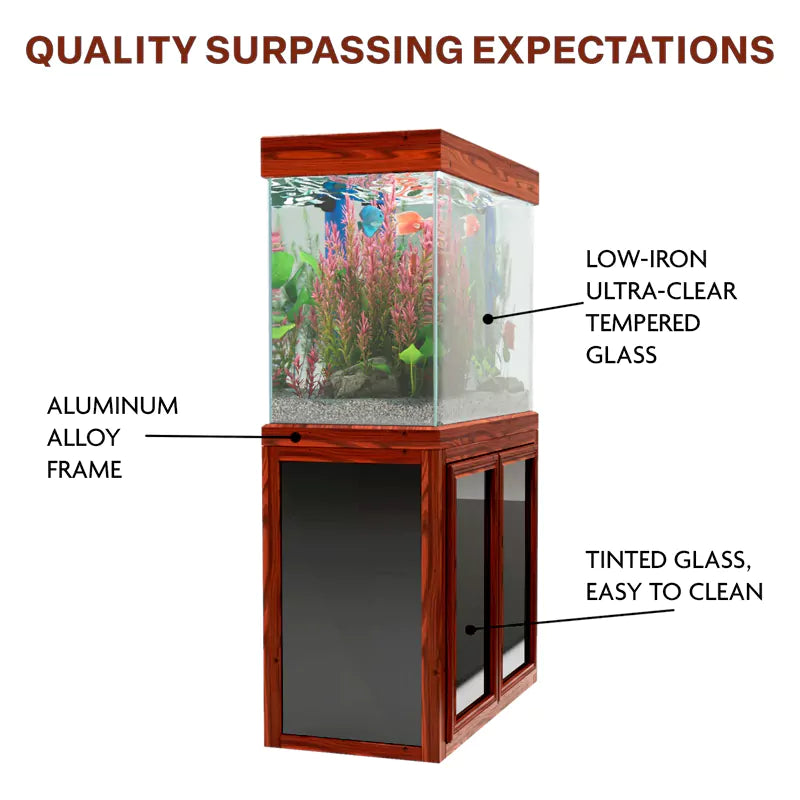 Aqua Dream 50 Gallon Tempered Glass Aquarium