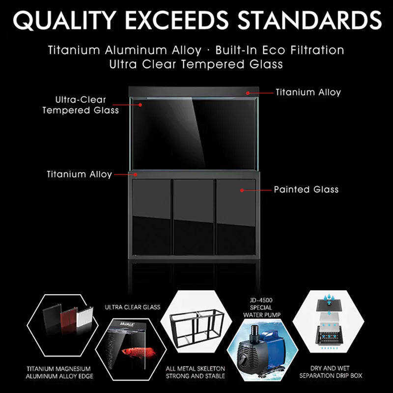 Aqua Dream 175 Gallon Tempered Glass Aquarium