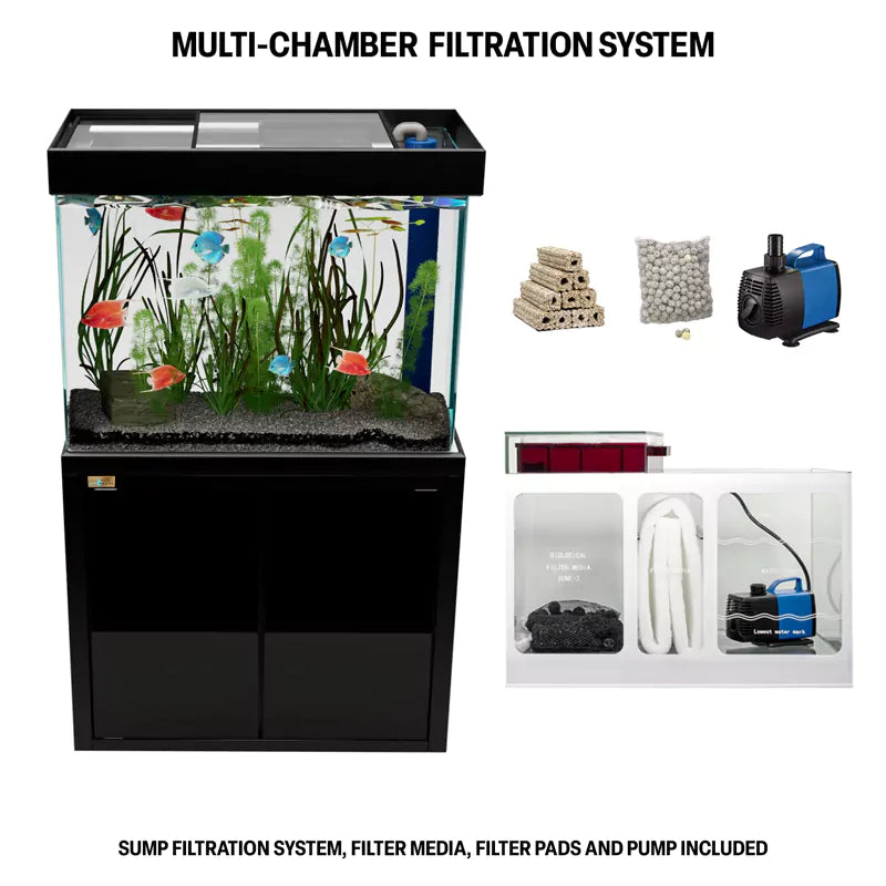 Aqua Dream 100 Gallon Tempered Glass Aquarium