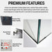 Aqua Dream 185 Gallon Coral Reef Aquarium Ultra Clear Glass Tank & Built in Sump