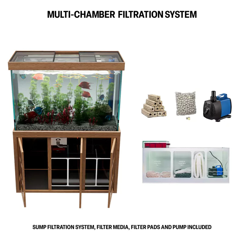 Aqua Dream 200 Gallon Tempered Glass Aquarium