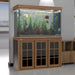Aqua Dream 145 Gallon Tempered Glass Aquarium Darkwood