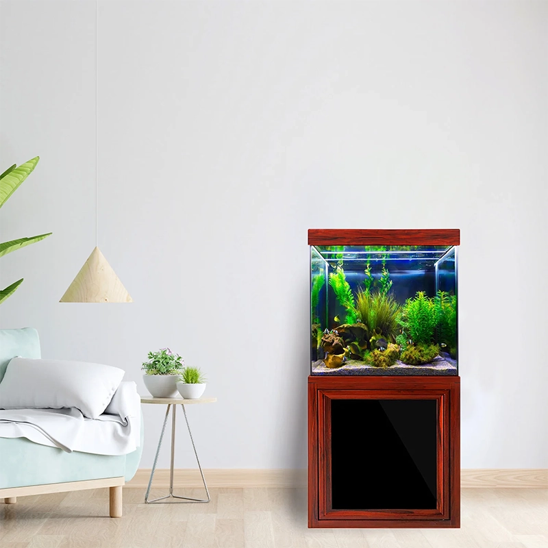 Aqua Dream 40 Gallon Tempered Glass Aquarium Redwood