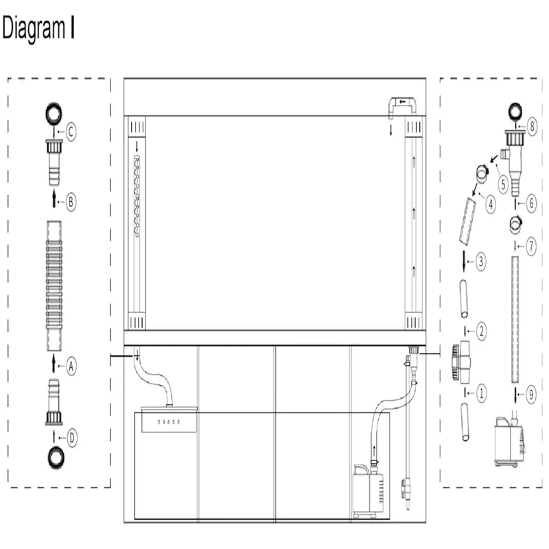 Aqua Dream 220 Gallon Tempered Glass Aquarium