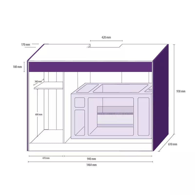 Aquaforest OceanGuard 790 Aquarium (155 Gallon)